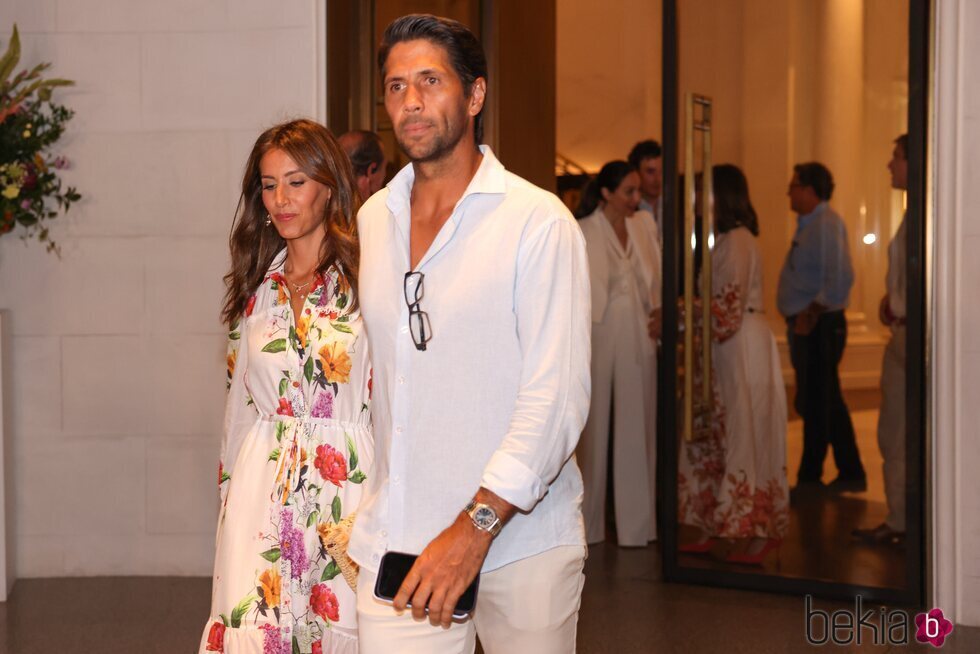 Fernando Verdasco y Ana Boyer en la fiesta preboda de Tamara Falcó e Íñigo Onieva