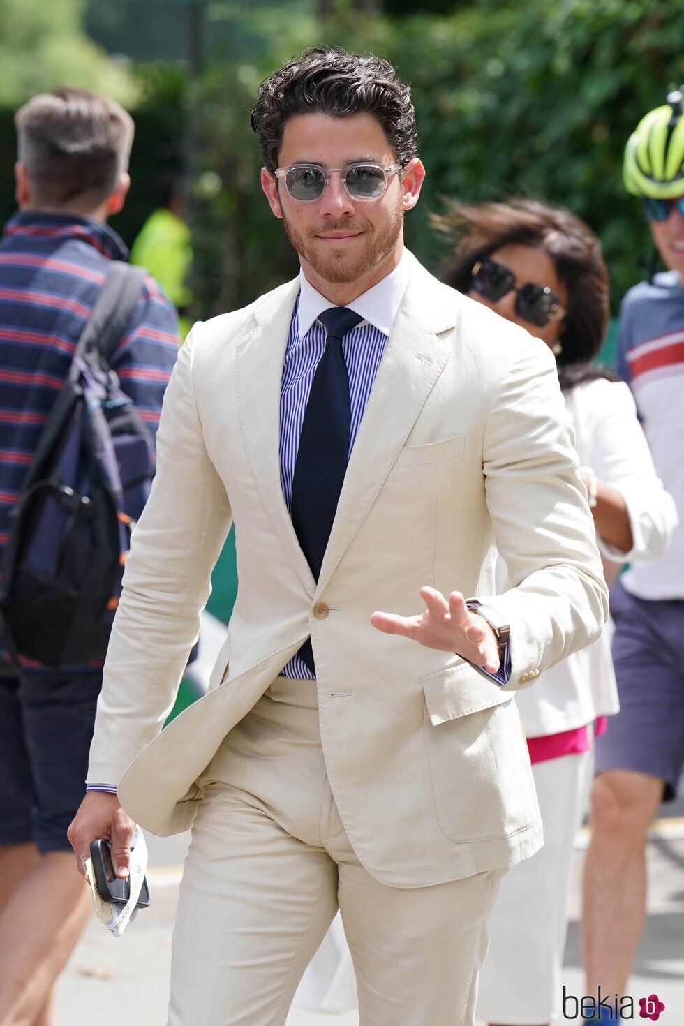 Nick Jonas en la final de Wimbledon