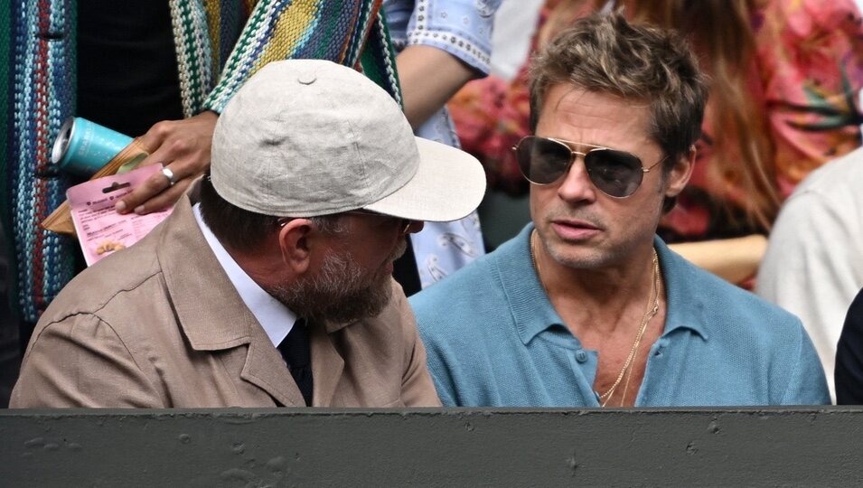 Brad Pitt no se pierde la final de Wimbledon 2023