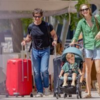 Quim Gutiérrez y Paula Willem de vacaciones con su hijo