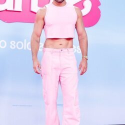 Ricky Merino en la premiere de 'Barbie' en Madrid