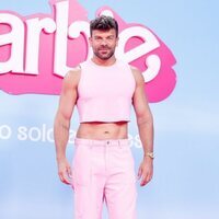 Ricky Merino en la premiere de 'Barbie' en Madrid