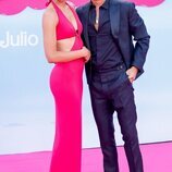 Óscar Casas y Candela González en la premiere de 'Barbie' en Madrid