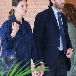 Álvaro Falcó e Isabelle Junot en el último adiós a Marta Chávarri