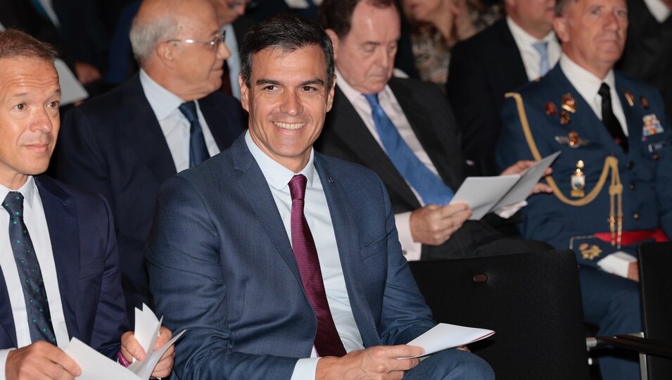 Pedro Sánchez en la inauguración de las Colecciones Reales