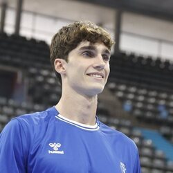 Pablo Urdangarin en su presentación tras fichar por el Granollers