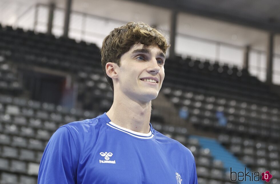 Pablo Urdangarin en su presentación tras fichar por el Granollers