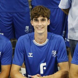 Pablo Urdangarin con una sonrisa en su presentación en el Granollers