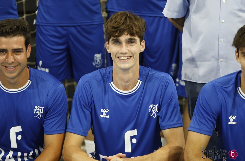 Pablo Urdangarin con una sonrisa en su presentación en el Granollers