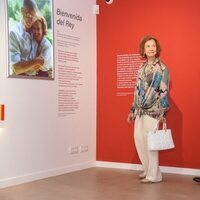 Felipe de Bélgica y la Reina Sofía en el acto por el 30 aniversario de la muerte de Balduino de Bélgica en Motril