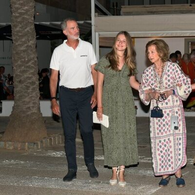 La cena de la Familia Real en Mallorca tras la Copa del Rey de Vela