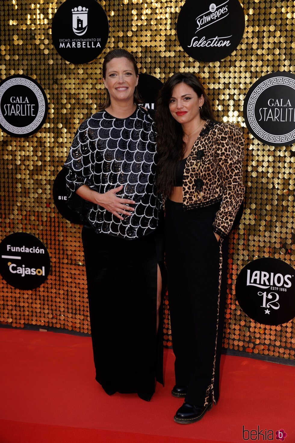 María Casado con Martina DiRosso en la Gala Starlite 2023