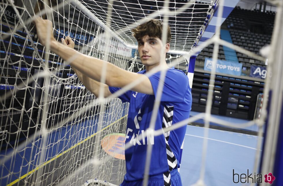 Pablo Urdangarin en su presentación como jugador del Granollers