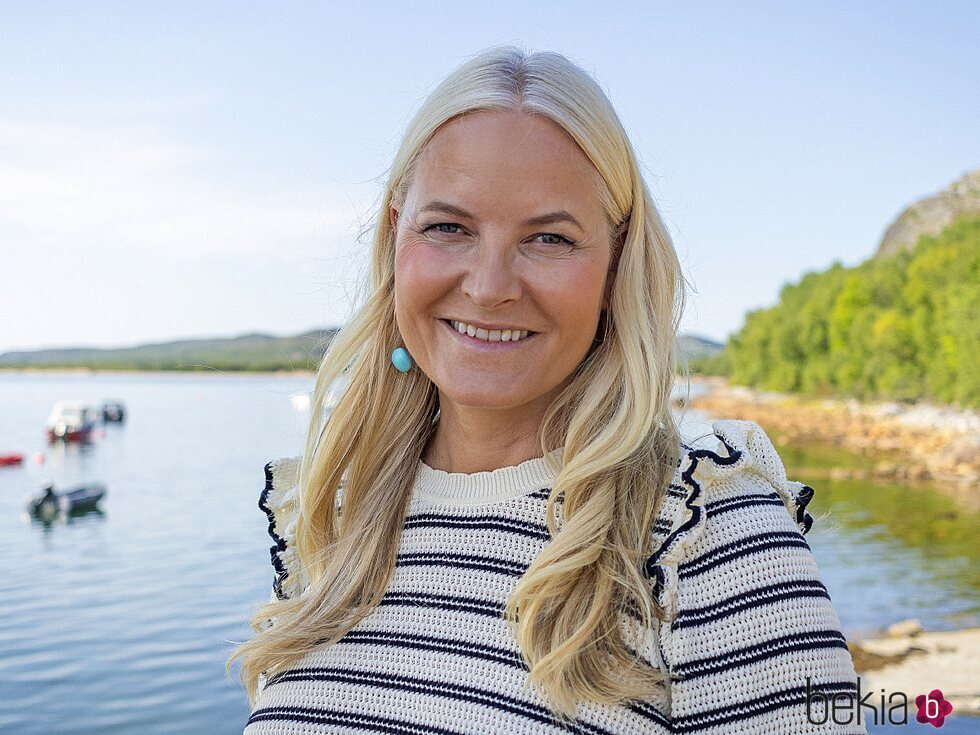 Mette-Marit de Noruega en sus vacaciones de verano en el norte de Noruega