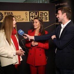 La Infanta Sofía hablando por primera vez en televisión en la final del Mundial de Fútbol Femenino