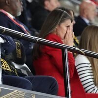 La Reina Letizia y la Infanta Sofía viendo la final del Mundial de Fútbol Femenino 2023