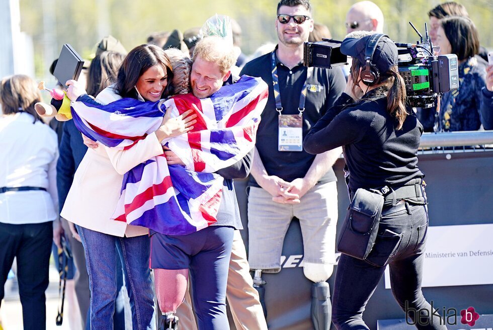 El Príncipe Harry y Meghan Markle en el rodaje de 'Heart of Invictus'