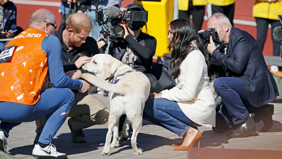 El Príncipe Harry y Meghan Markle rodando 'Heart of Invictus'