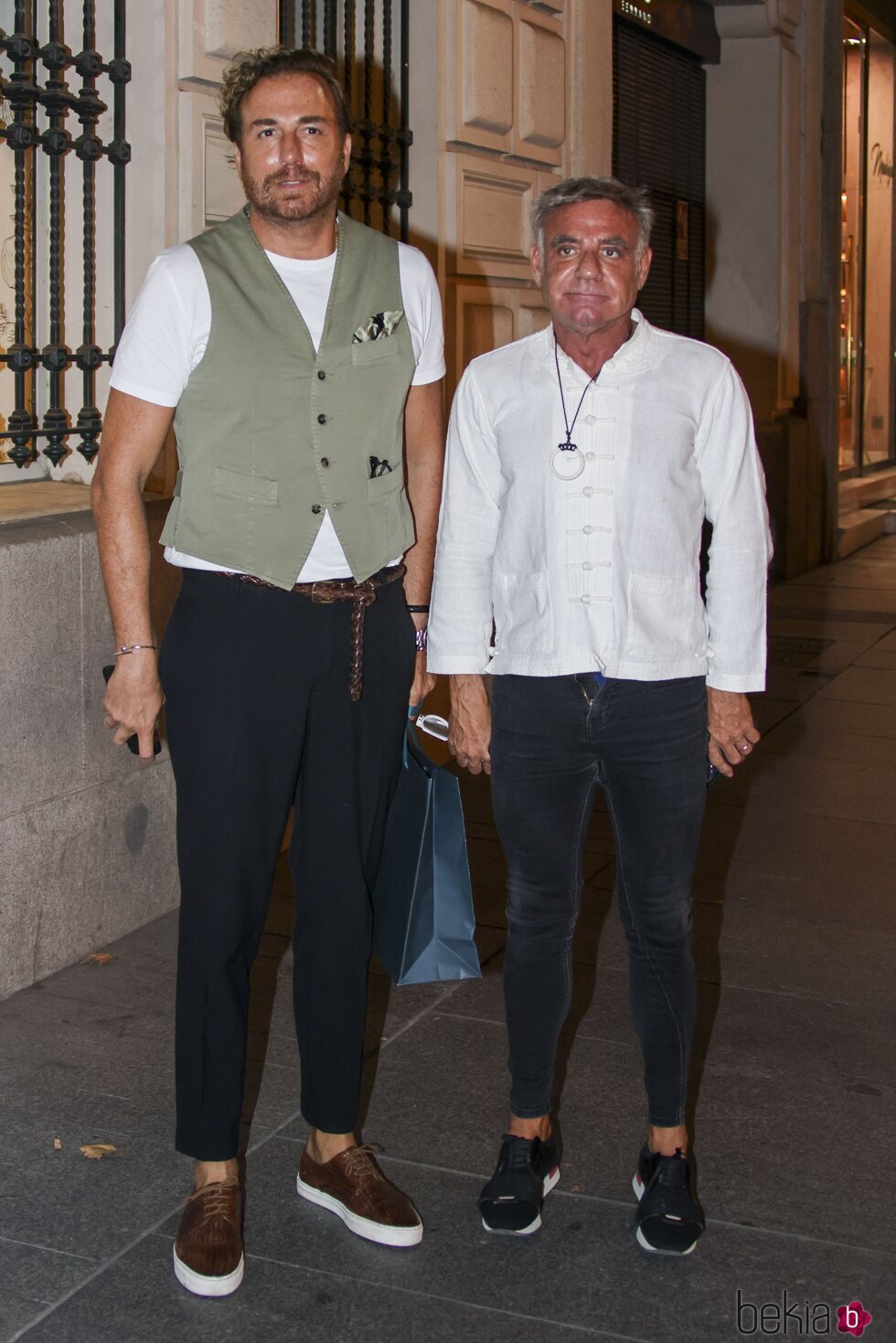 Raúl Prieto y Joaquín Torres en el cumpleaños de Terelu Campos