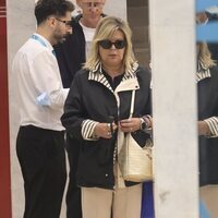 Terelu Campos en el hospital en el que fue ingresada María Teresa Campos