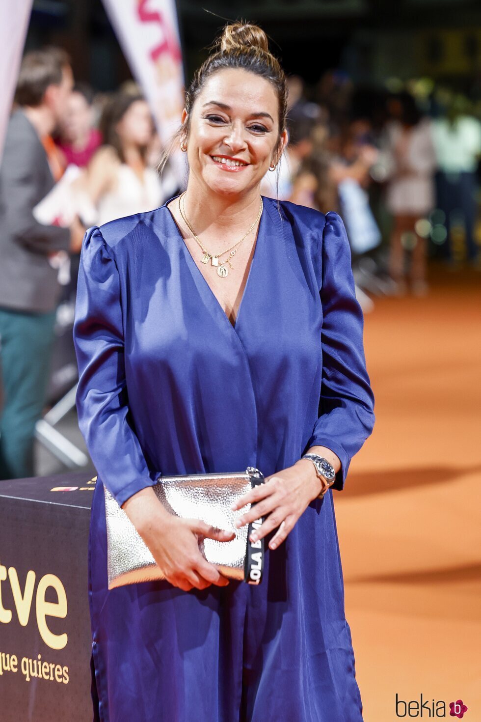 Toñi Moreno en la presentación de 'MasterChef Celebrity 8' en el FesTVal 2023