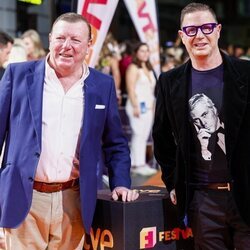 Los Morancos en la presentación de 'MasterChef Celebrity 8' en el FesTVal 2023