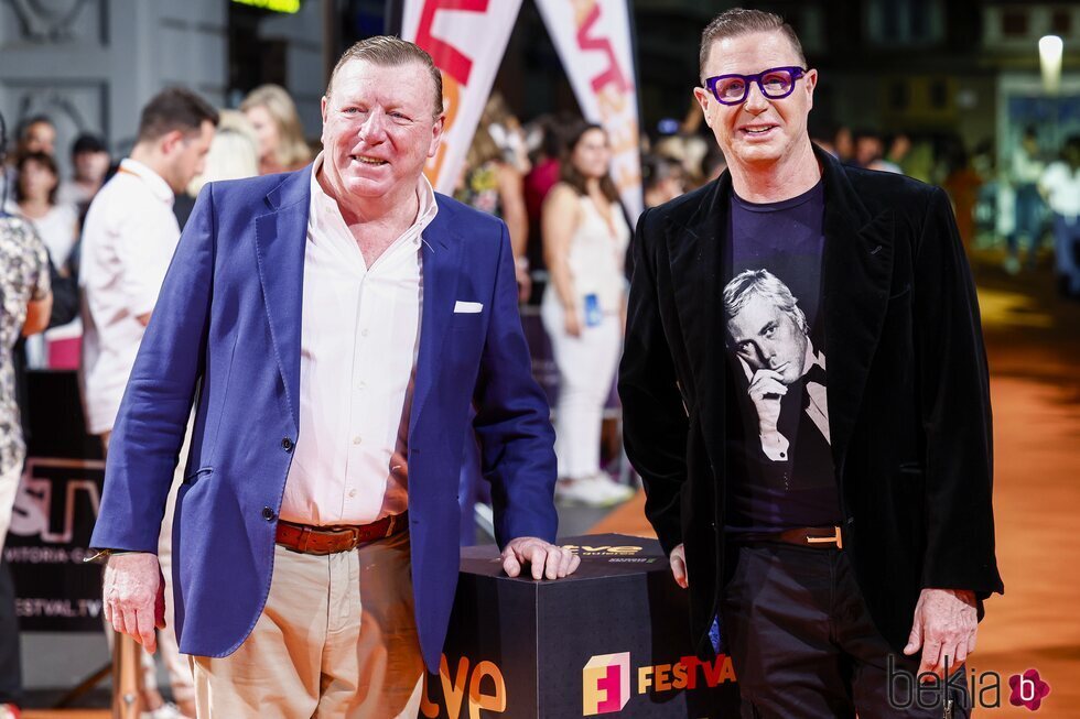 Los Morancos en la presentación de 'MasterChef Celebrity 8' en el FesTVal 2023