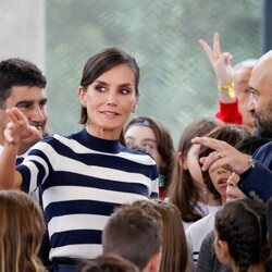 La Reina Letizia en la inauguración del curso escolar 2023/2024 en Santiago de Compostela