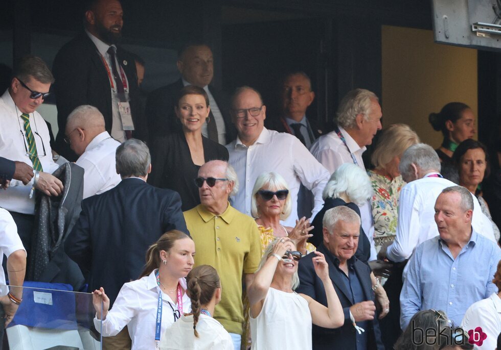 Alberto y Charlene de Mónaco en la Rugby World Cup France 2023