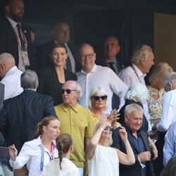 Alberto y Charlene de Mónaco en la Rugby World Cup France 2023