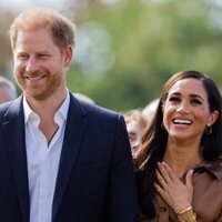 El Príncipe Harry y Meghan Markle, muy sonrientes en los Invictus Games 2023 de Düsseldorf