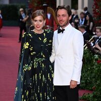 La Princesa Beatriz de York y Edoardo Mapelli Mozzi en la alfombra roja de los Vogue World 2023 que han tenido lugar en Londres