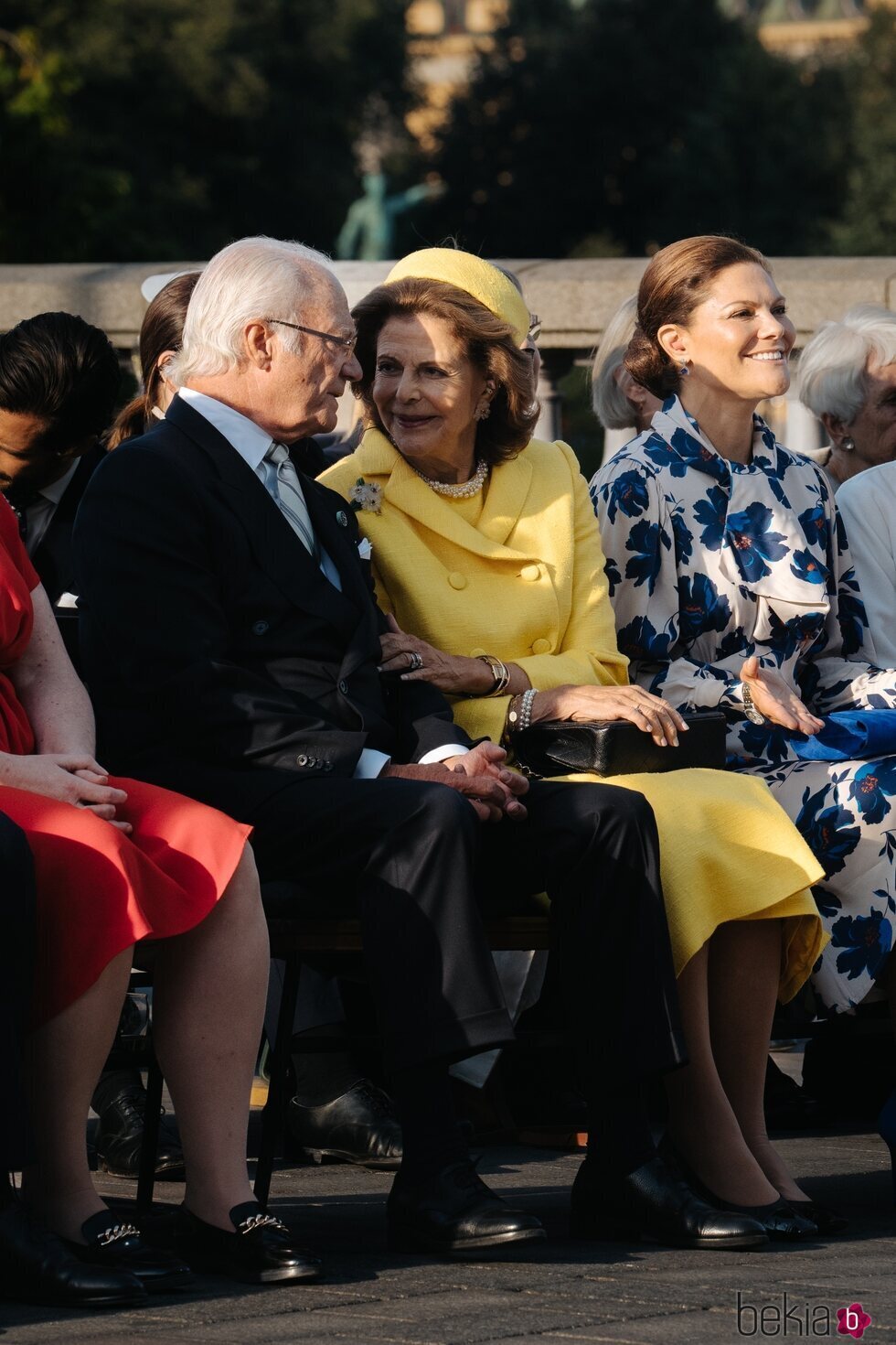 Carlos Gustavo y Silvia de Suecia, muy cómplices en el concierto por el Jubileo de Carlos Gustavo de Suecia