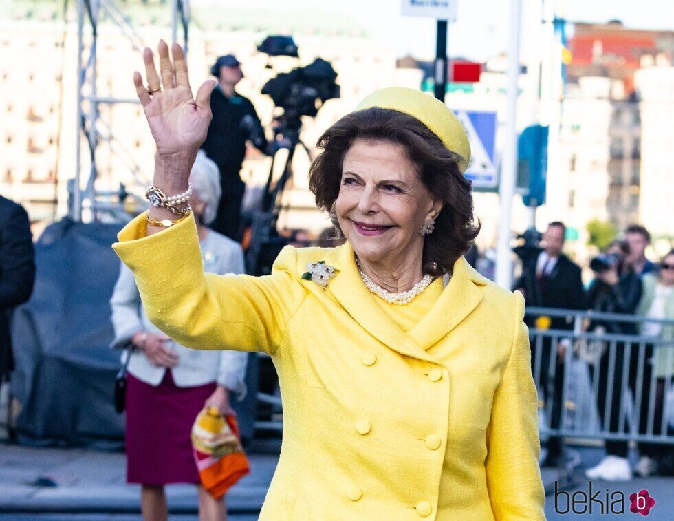 Silvia de Suecia en el concierto por el Jubileo de Carlos Gustavo de Suecia