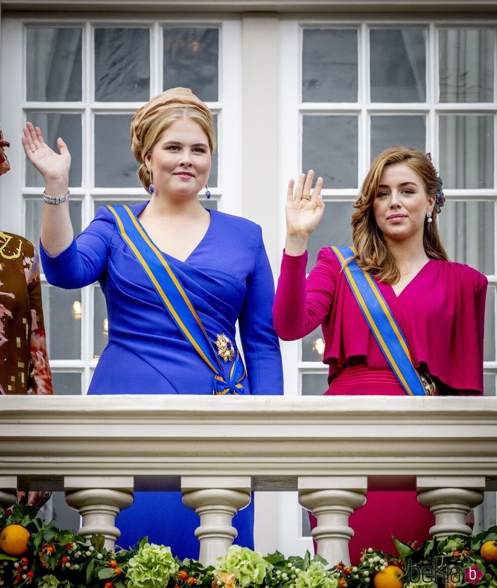 Amalia de Holanda y Alexia de Holanda en el Prinsjesdag 2023