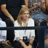 La Infanta Cristina en el partido de balonmano entre el Granollers y el Barça