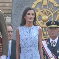 La Reina Letizia en la Jura de Bandera de la Princesa Leonor