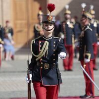 La Princesa Leonor desfilando en su Jura de Bandera