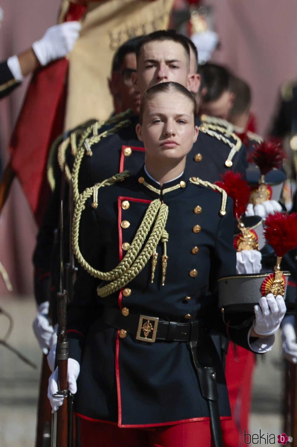 La Princesa Leonor en su Jura de Bandera