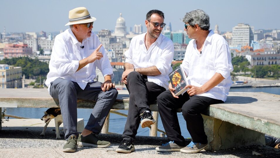 Jorge Díaz, Agustín Martínez y Antonio Mercero en La Habana