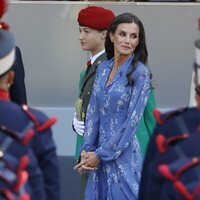 La Reina Letizia y la Princesa Leonor en el Día de la Hispanidad 2023