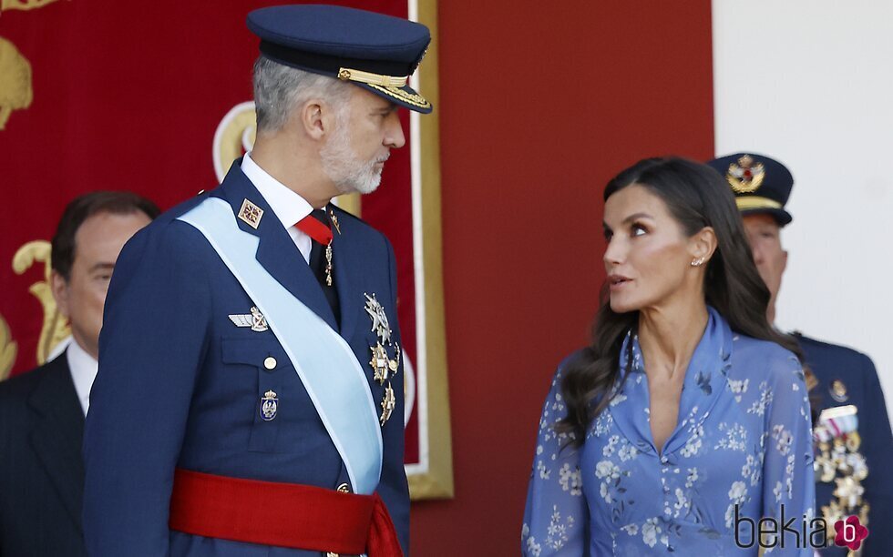 Los Reyes Felipe Vi y Letizia en el Día de la Hispanidad 2023