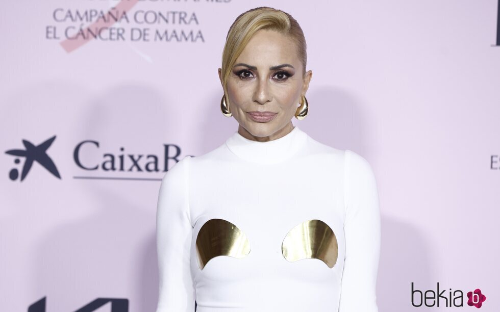 Marta Sánchez en la gala solidaria contra el Cáncer de Mama organizada por Elle