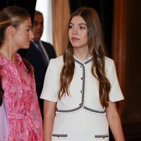 La Princesa Leonor y la Infanta Sofía en las audiencias de los Premios Princesa de Asturias 2023