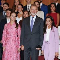 Los Reyes Felipe y Letizia y la Princesa Leonor en las audiencias de los Premios Princesa de Asturias 2023