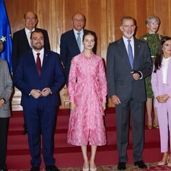 Los Reyes Felipe y Letizia, la Princesa Leonor y la Infanta Sofía en las audiencias de los Premios Princesa de Asturias 2023