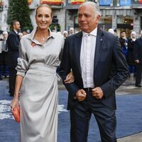 Sandra Ibarra y Juan Ramón Lucas en los Premios Princesa de Asturias 2023