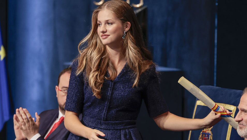 La Princesa Leonor en la entrega de los Premios Princesa de Asturias 2023