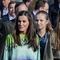 La Reina Letizia, la Princesa Leonor y la Infanta Sofía en Arroes, Pueblo Ejemplar 2023