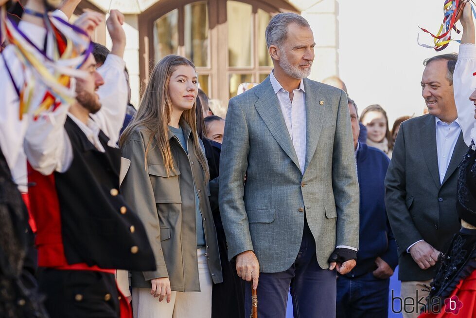 La Infanta Sofía y el Rey Felipe VI en Arroes, Pueblo Ejemplar 2023